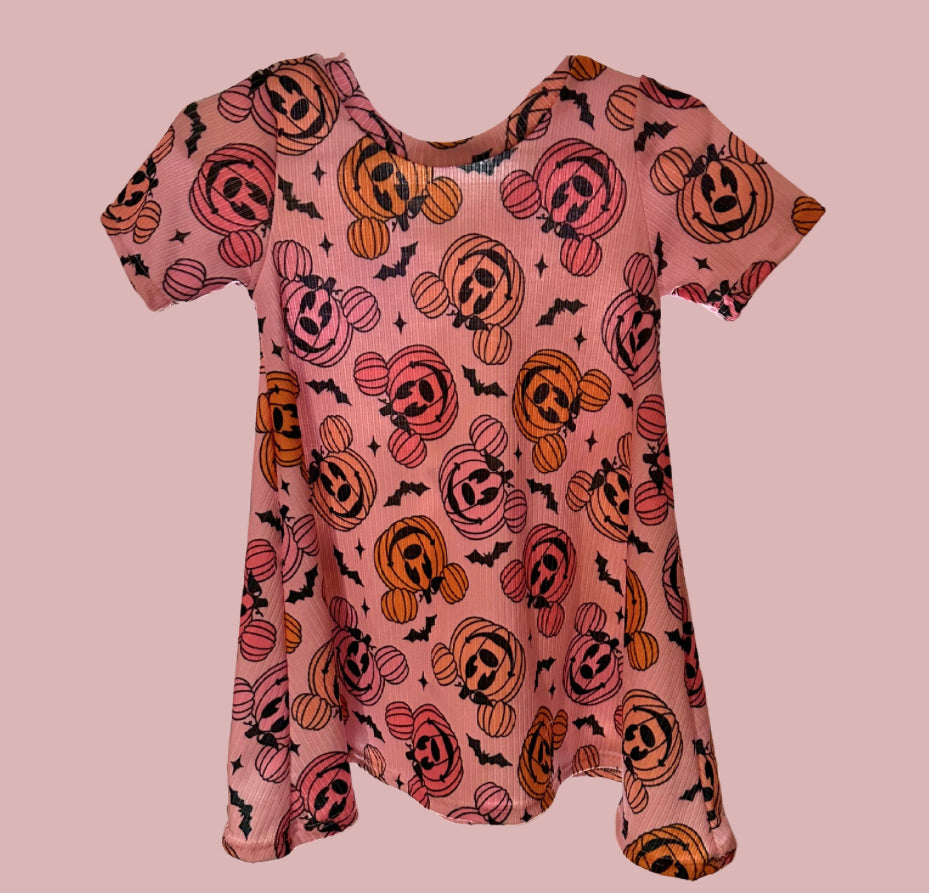 t shirt dress | pumpkin mouse